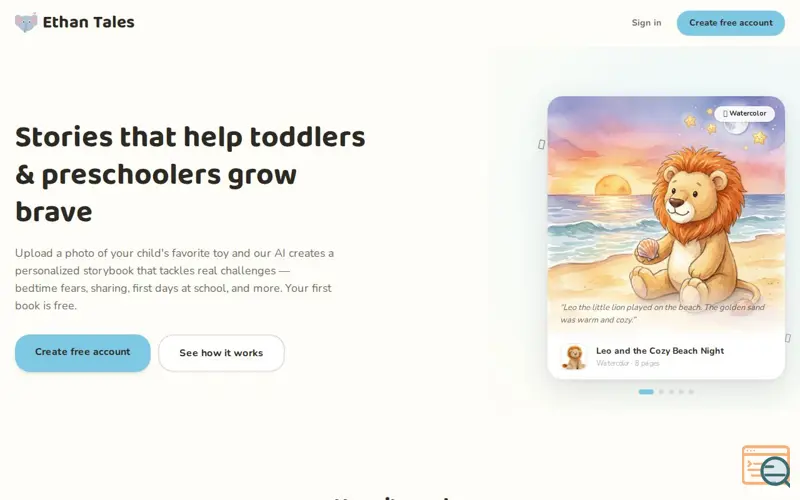 Screenshot of Ethan Tales