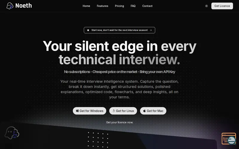 Screenshot of Noeth