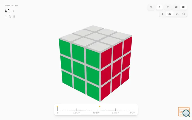 Screenshot of Everycube