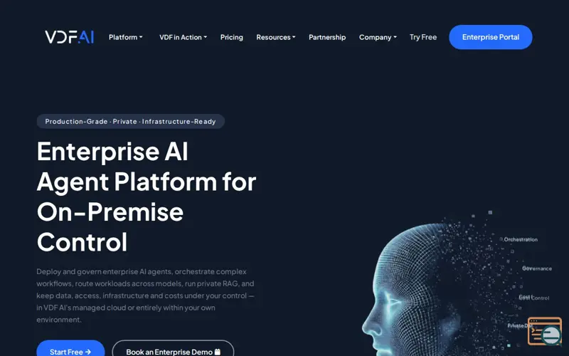 Screenshot of VDF AI Networks