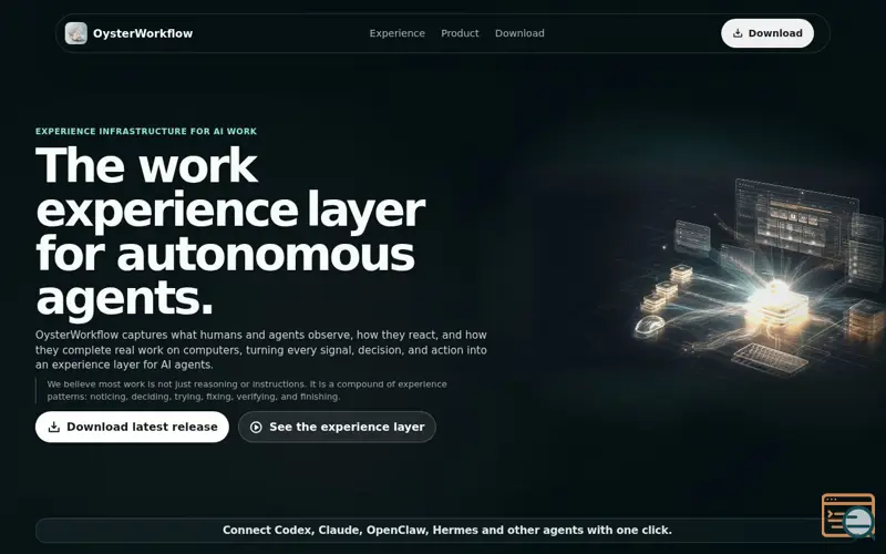 Screenshot of OysterWorkflow