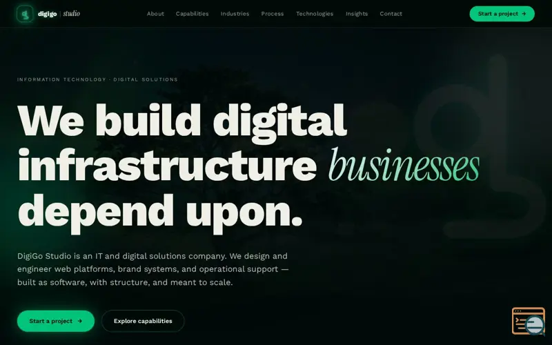 Screenshot of DigiGo Studio