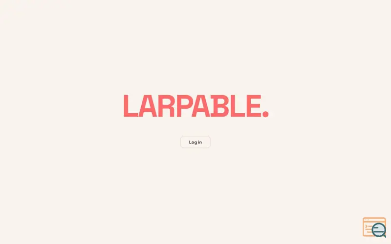 Screenshot of Larpable