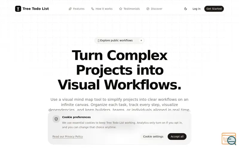 Screenshot of Tree Todo List