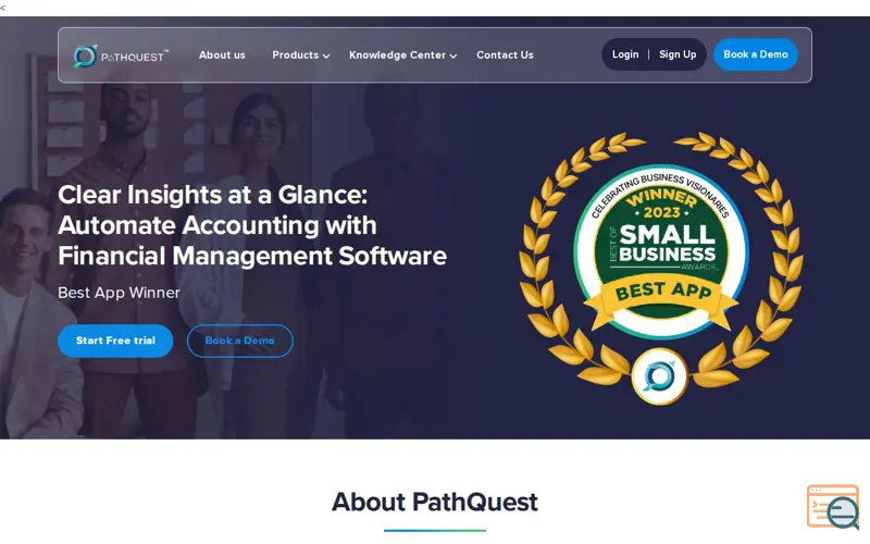 Screenshot of PathQuest