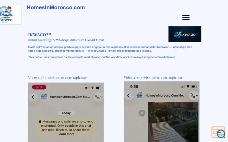 Screenshot of IKWAGO