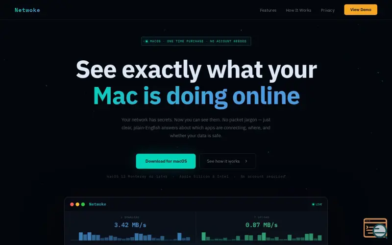 Screenshot of Netwoke