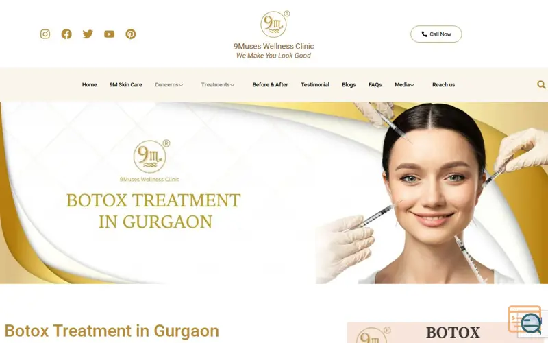 Screenshot of Botox Treatment in Gurgaon