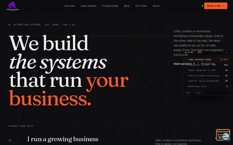 Screenshot of Alpha Digi Solutions
