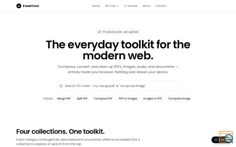 Screenshot of Essentool
