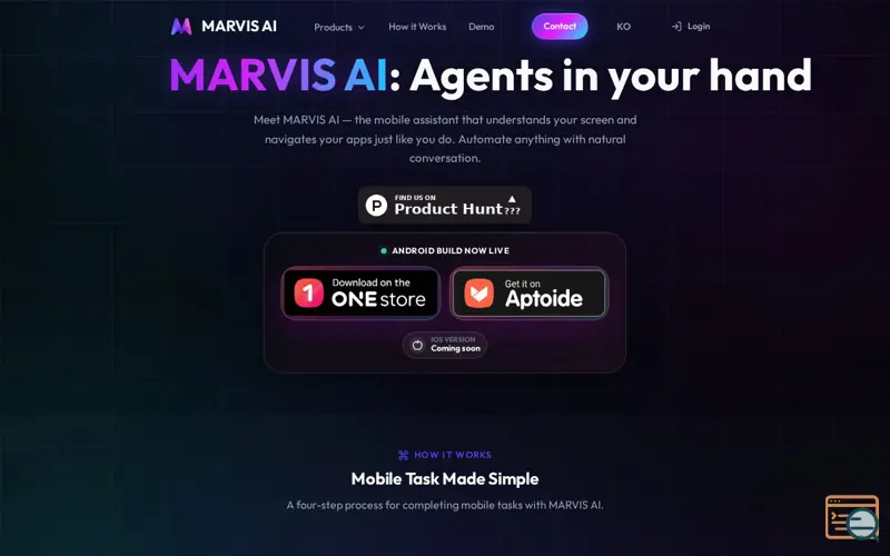 Screenshot of Marvis