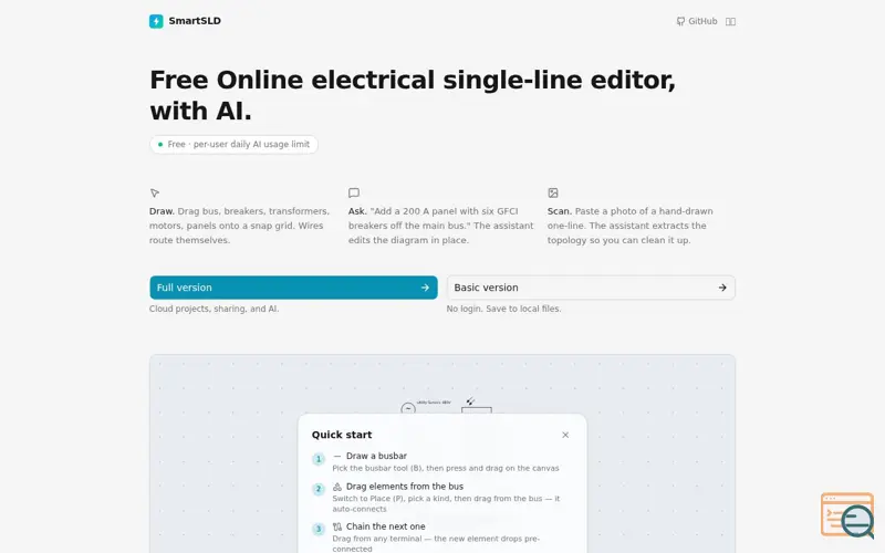 Screenshot of SmartSLD