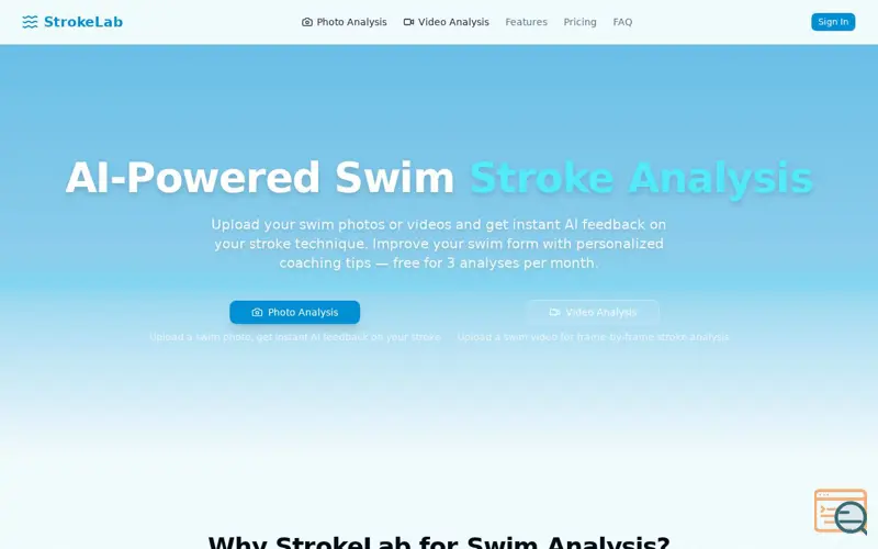 Screenshot of StrokeLab
