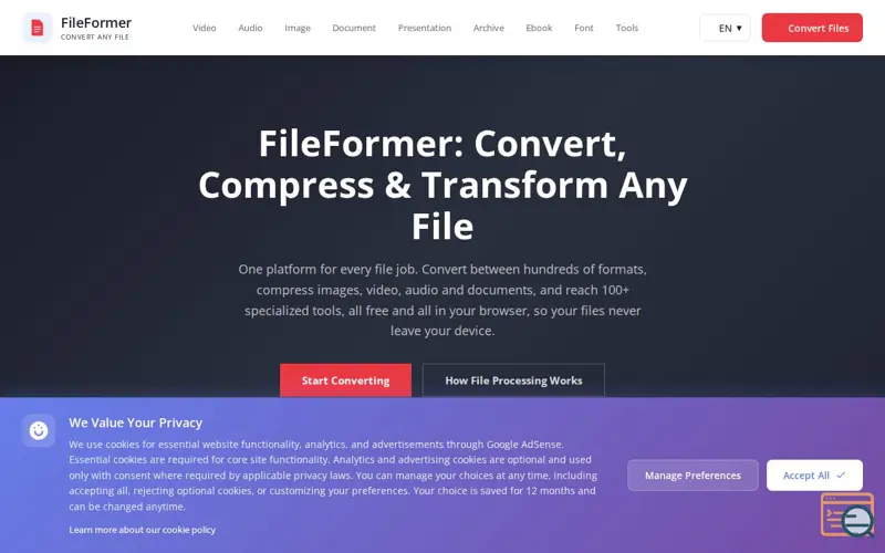Screenshot of File Converter Free