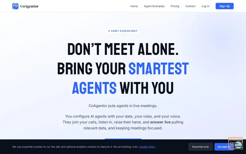 Screenshot of CoAgentor