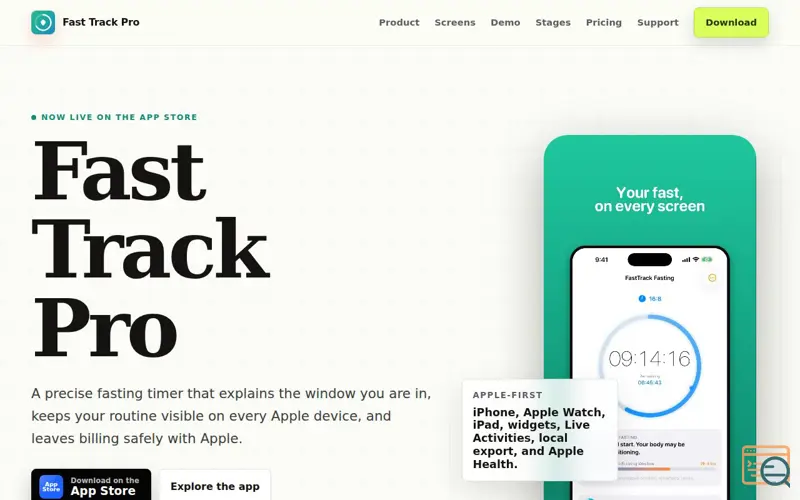 Screenshot of Fast Track Pro