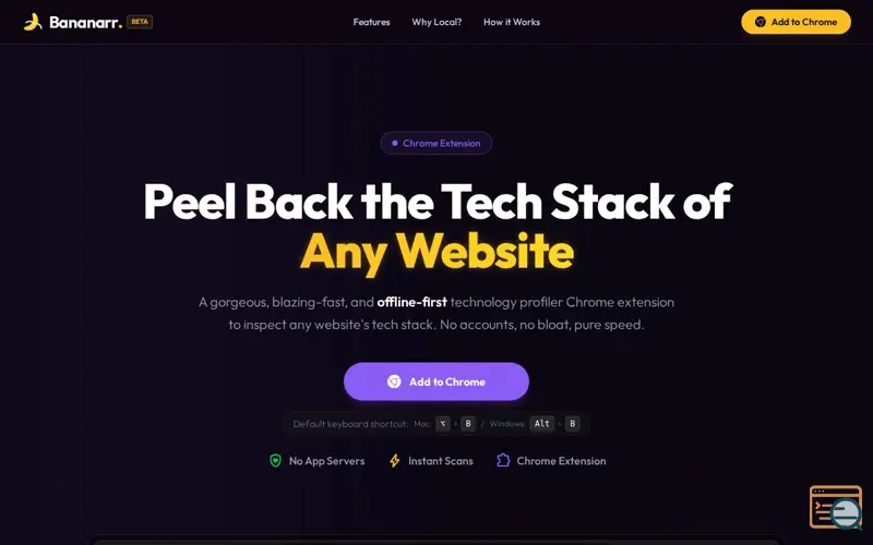 Screenshot of Bananarr