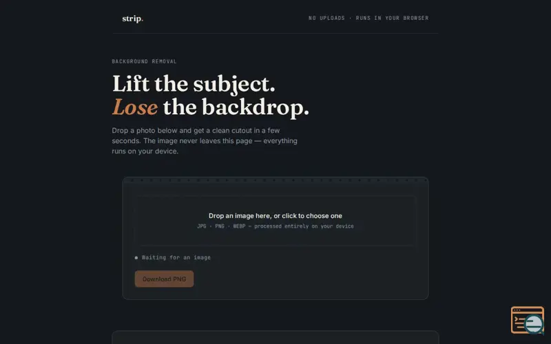Screenshot of Antify BGR
