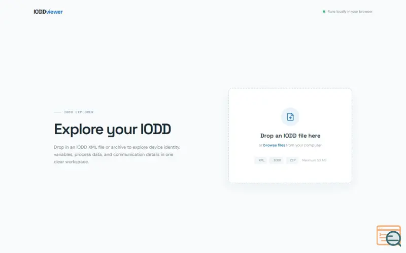 Screenshot of Ioddviewer