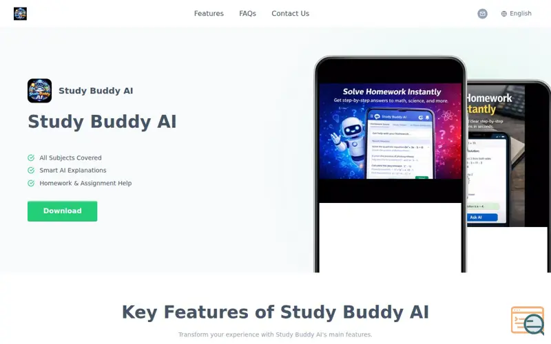 Screenshot of Study Buddy AI