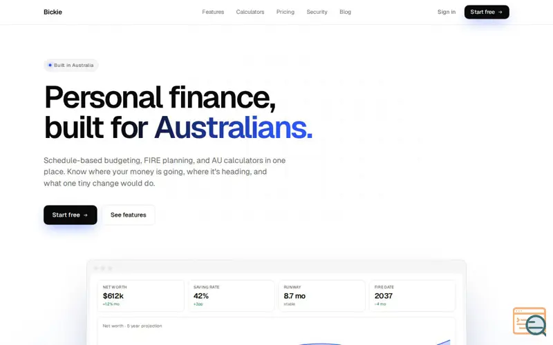 Screenshot of Bickie