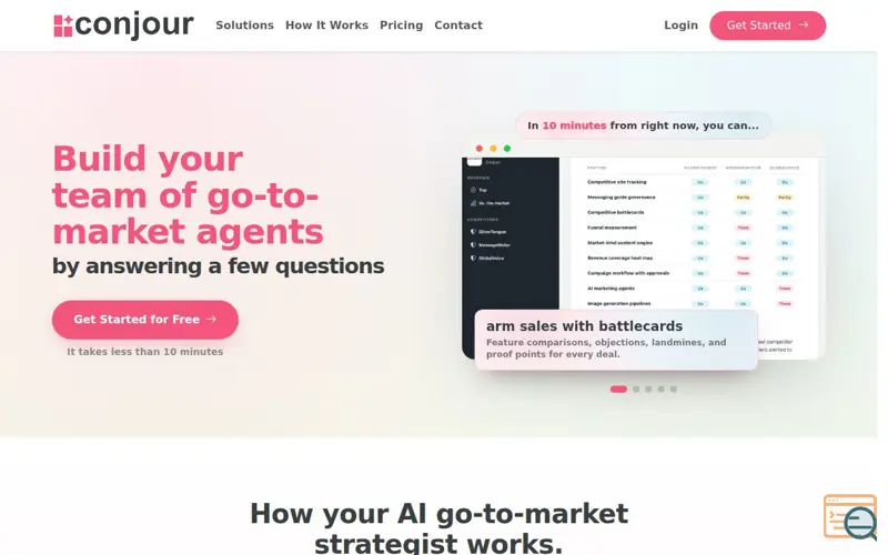 Screenshot of Conjour Open Beta