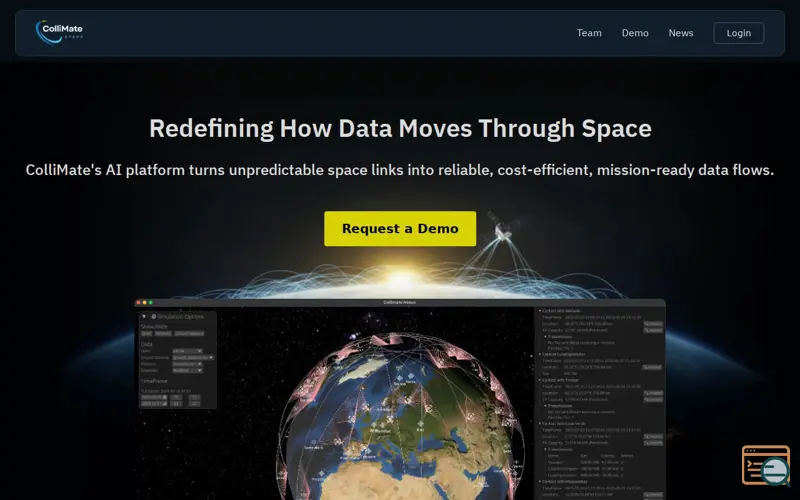 Screenshot of Collimate Space