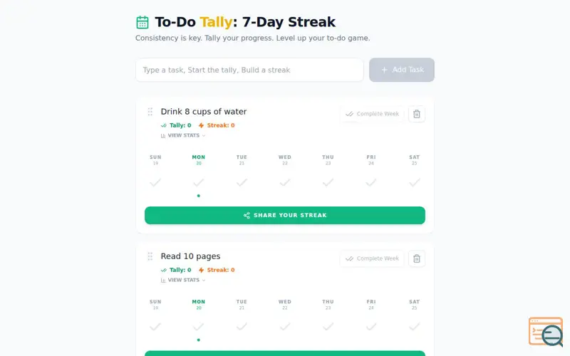 Screenshot of The To-Do app that Plays Like a Game.