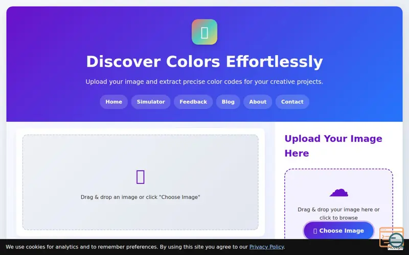Screenshot of Image Color Picker
