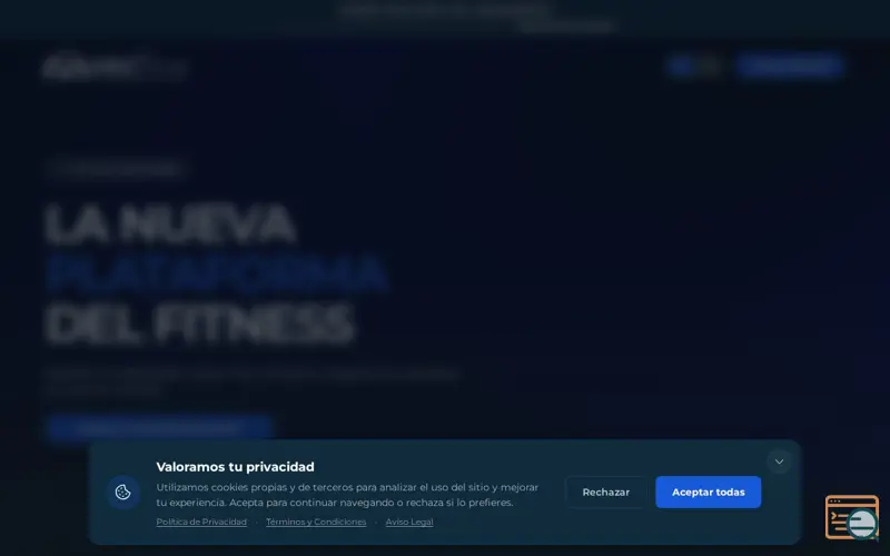Screenshot of PRX Fitness