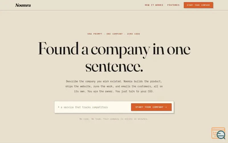 Screenshot of Noemra