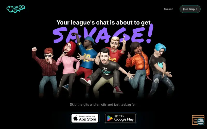 Screenshot of Griple, Inc.