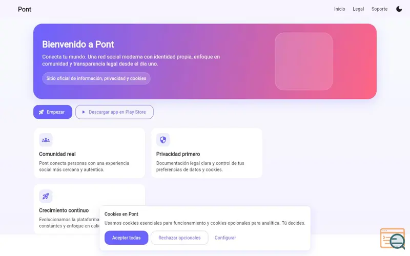 Screenshot of Pont
