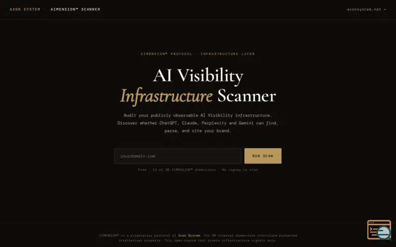 Screenshot of AIMENSION™ Scanner