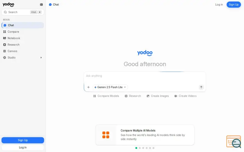 Screenshot of Yodoo.ai