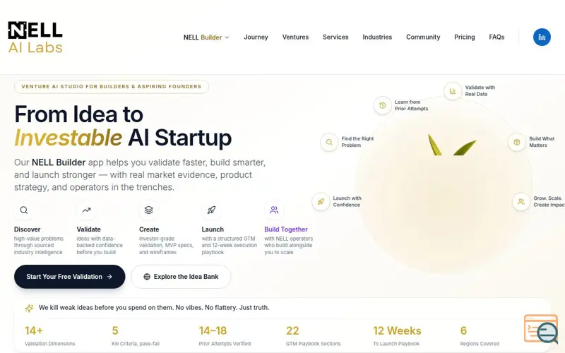 Screenshot of Nellailabs
