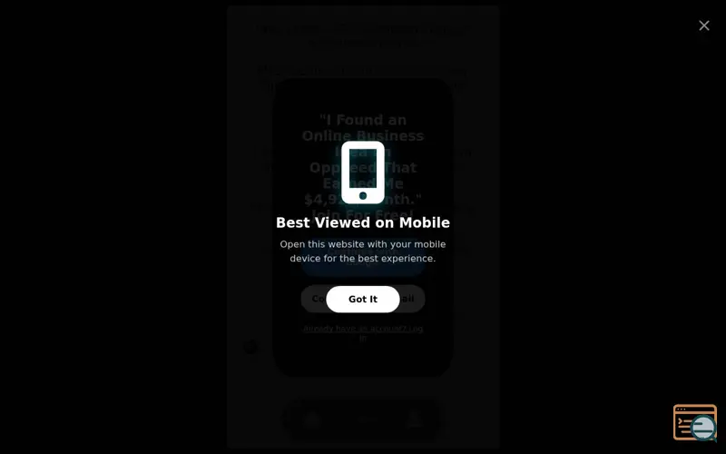 Screenshot of OppFeed