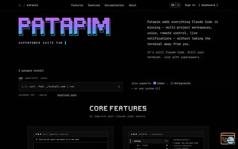 Screenshot of PATAPIM