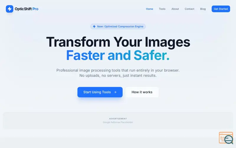 Screenshot of OpticShift Pro