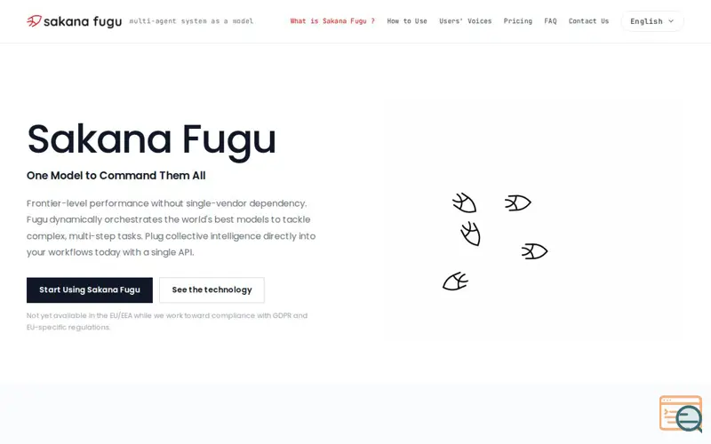 Screenshot of Sakana Fugu