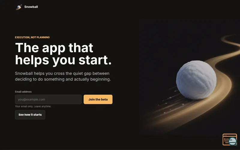 Screenshot of Snowball
