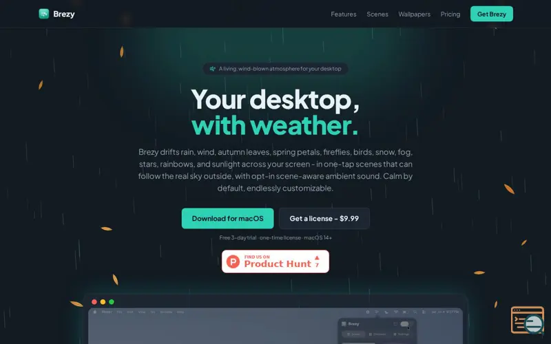 Screenshot of Brezy
