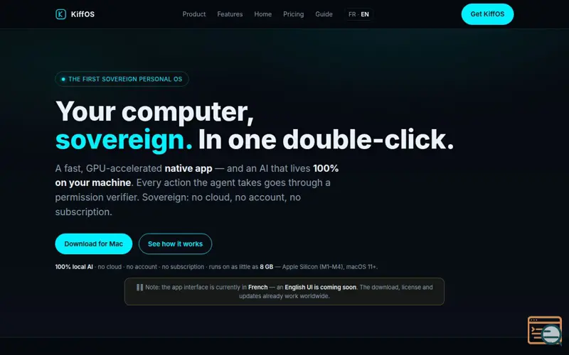 Screenshot of kiffos