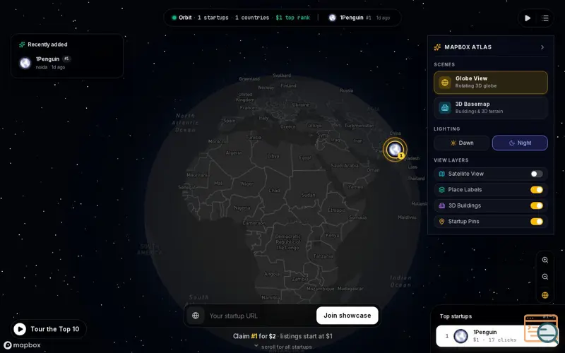 Screenshot of Globalauch