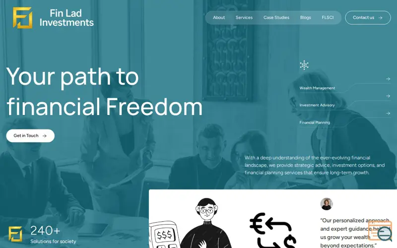 Screenshot of Fin Lad Investments
