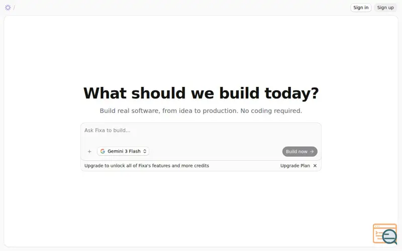 Screenshot of Fixa.dev