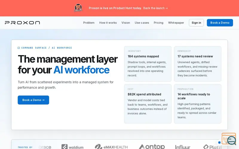 Screenshot of Proxon