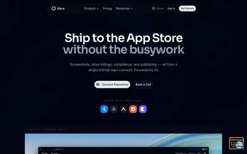 Screenshot of Stora, a launch using Apple Music