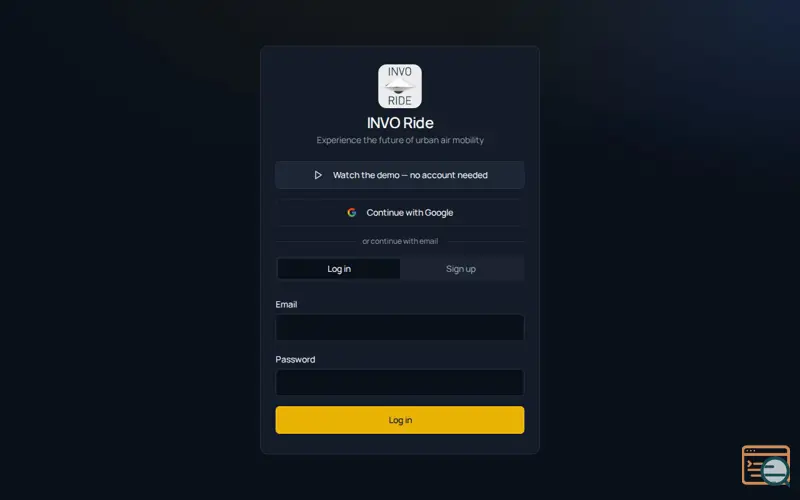 Screenshot of INVO Ride