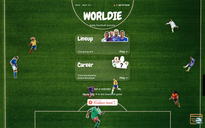 Screenshot of Worldie